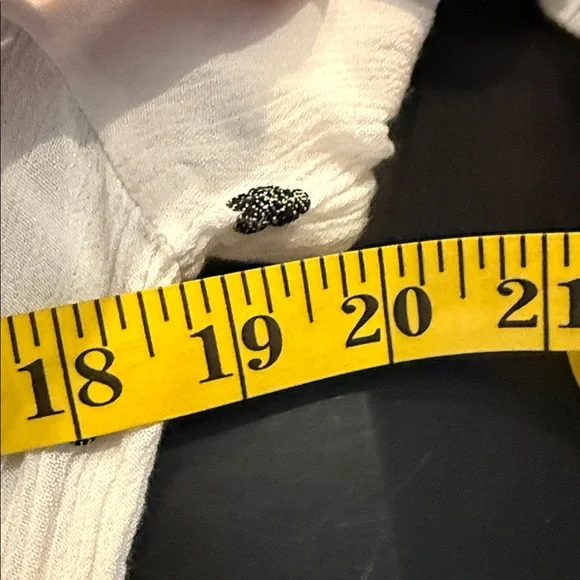 Free People Women’s Maxi Dress White with Black Floral Design - Picture 7 of 9